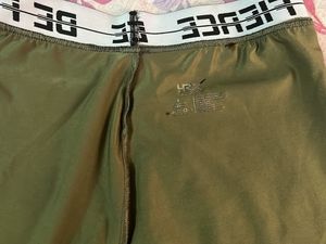 Olive Green Active Shorts