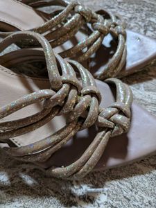 Faux Leather Tan Heels 👠