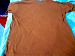 Brown SUPER SIX T Shirt