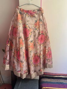 organza floweral skirt or lenga