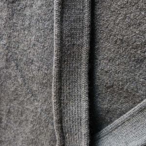 Classic Grey Argyle Cardigan