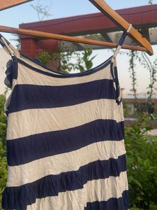 Striped Sleeveless Dress