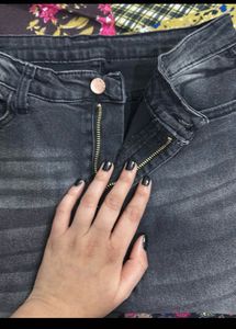 Stylish Dark Wash Flare Jeans