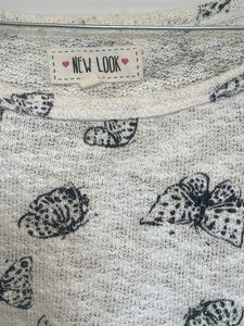 Butterfly Print Lightweight Top