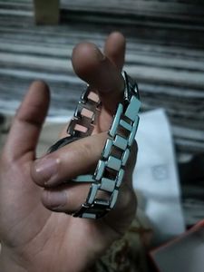 silver watch