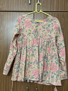 Floral Print Kurta