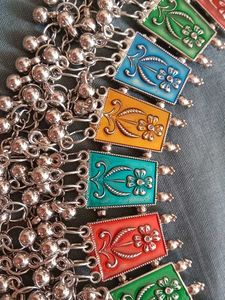 navratri Multi-Color Enamel Choker Necklace