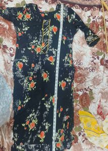 Stylish Floral Kurta with Palazzo Set