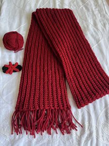 Mikasa crochet scarf