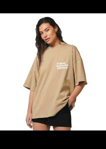Main Character Energy Printed Oversized T-Shirt