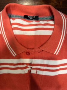 Men's Striped Polo T-Shirt