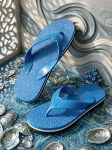 Blue Flip Flops