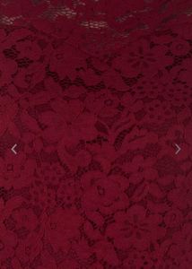 Red Lace Bell Sleeve Top