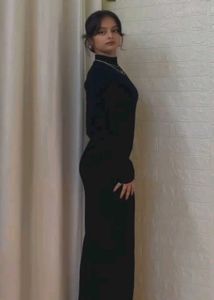 Branded Black Maxi Dress (heavy item)