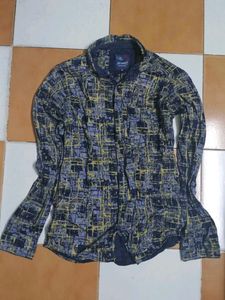 Men's Casual Printed Full Sleeve Shirt