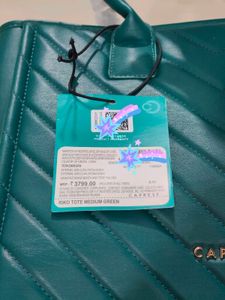 Stylish Teal Quilted Handbag