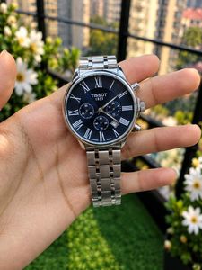 Tissot Chronograph Watch - Navy Dial PREMIUM FOR M