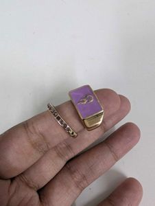 Set of 9 Lavender Rings
