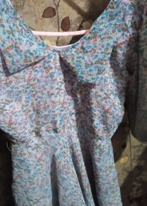 Floral Print Sheer Top