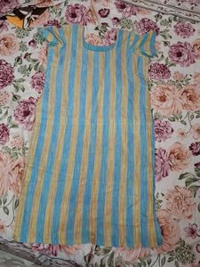 Striped Cotton Kurta