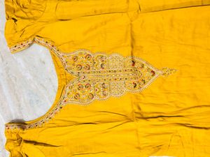 Beautiful Yellow Kurta Set