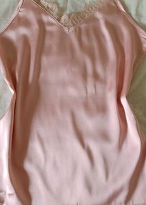 Satin Lace Trim Slip camisole