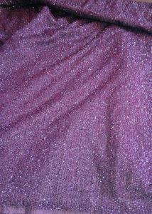 Sparkly Purple Dress material