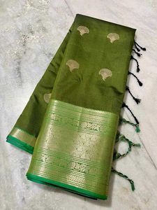 Trendy Soft Silk Allover Booti Saree