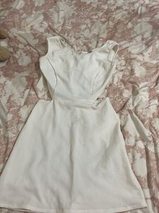 off white backless one piece
