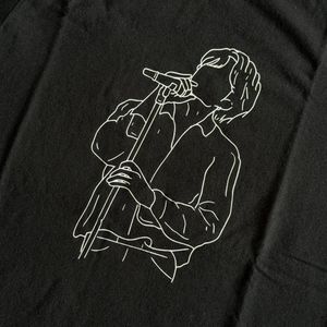 BTS Jungkook Minimal Line Art T-Shirt