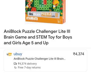 Imported Game ANIBLOCK  Puzzle