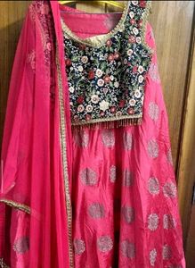 combo Green Lehenga&amp; pink lehanga
