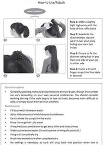 Hair Extensions And Wigs multi Step Cut Clutcher