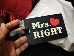 Mrs. Right Luggage Tag