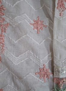 Embroidered White Kurta Set with Dupatta