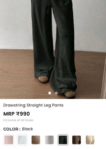 Black Linen Pants