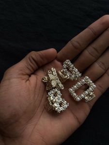 Set of 4 Cute Pearl &amp; Rhinestone Hair Clips