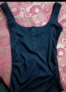 COMBO Denim Jacket &amp; Ribbed Tank Top