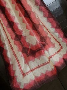 Unique Geometric Print Chanderi Cotton Dupatta