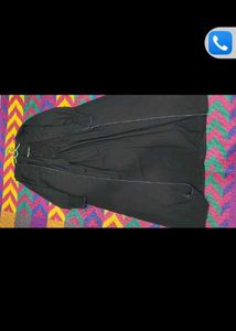 Elegant Black Abaya 🥰with nakab free