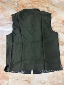 Premium Italian Fabric Nehru Jacket &amp; Trousers – B