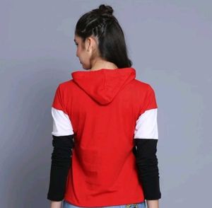 Color Block Long Sleeve Top