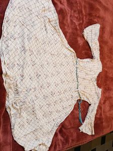 High Low Kurti With Beautiful Neck