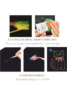 Cute Unicorn Scratch Notebook Set