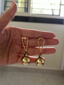 Gold Tone Earring Set - 4 Pairs