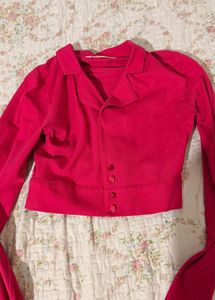 brand new - Chic Pink Cropped Top &amp; Jeans