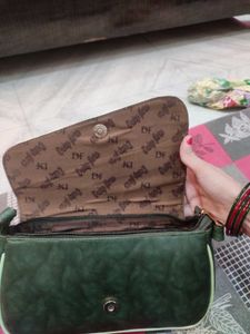 green color beautiful purse for girls