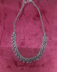 Unique Oxidized Silver Necklace