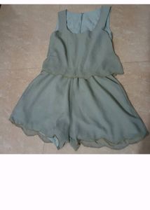 Elegant Chiffon Ruffle Romper
