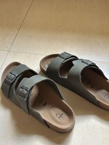 Stylish Olive Green Slides Berkinstock